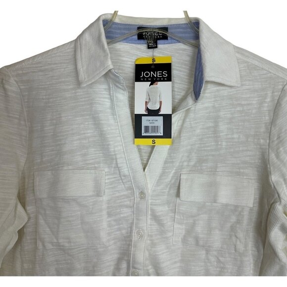 Jones New York Women's Color Ivory Size Small New Sku 2372 - Picture 1 of 16